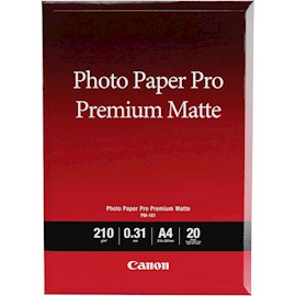 ფოტო ქაღალდი Canon PM-101 A4 Photo Paper Pro Premium Matte - 20 Sheets